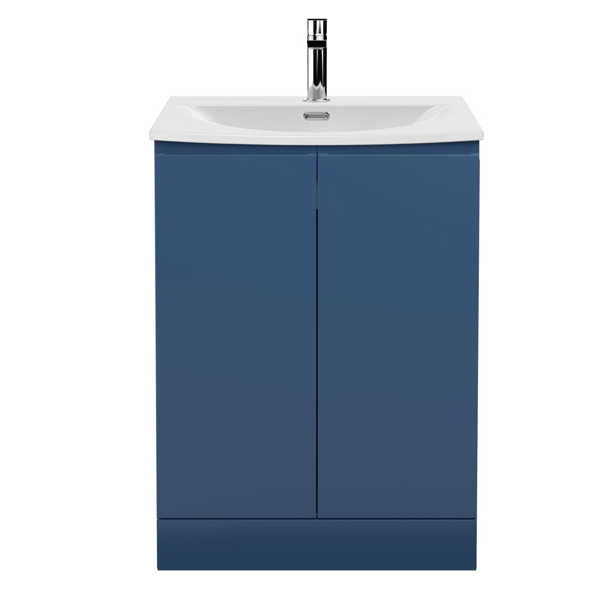 600mm Floor Standing 2 Door Vanity Unit & Basin 4 - Image 1