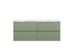 1200mm Wall Hung 4-Drawer Unit & Laminate Worktop