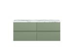 1200mm Wall Hung 4-Drawer Unit & Laminate Worktop