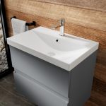 500mm Wall Hung 2-Drawer Vanity Unit & Basin 3 - Image 2