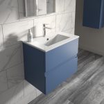 800mm Wall Hung 2-Drawer Vanity Unit & Basin 2 - Image 2