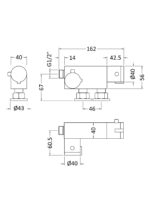 Vertical Thermostatic Bar Valve - Image 2