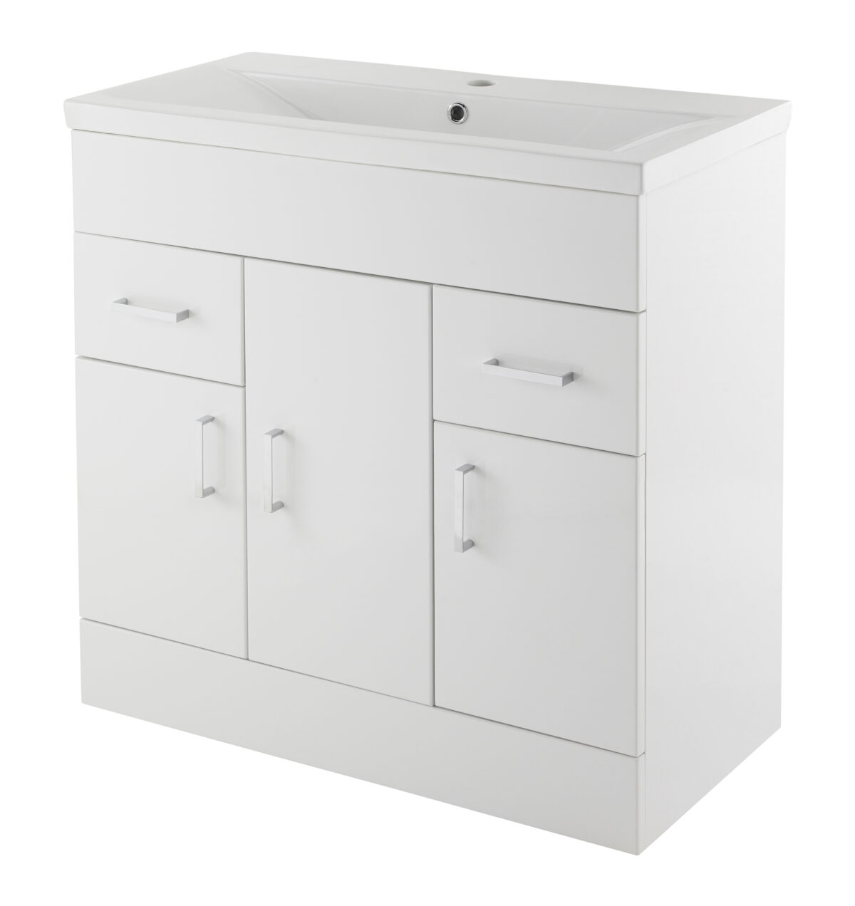800mm Floor Standing Cabinet & Minimalist Basin - Image 1