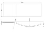 1500mm B shaped front panel - Image 3