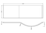 Shower Bath Front Panel (1600mm) - Image 3