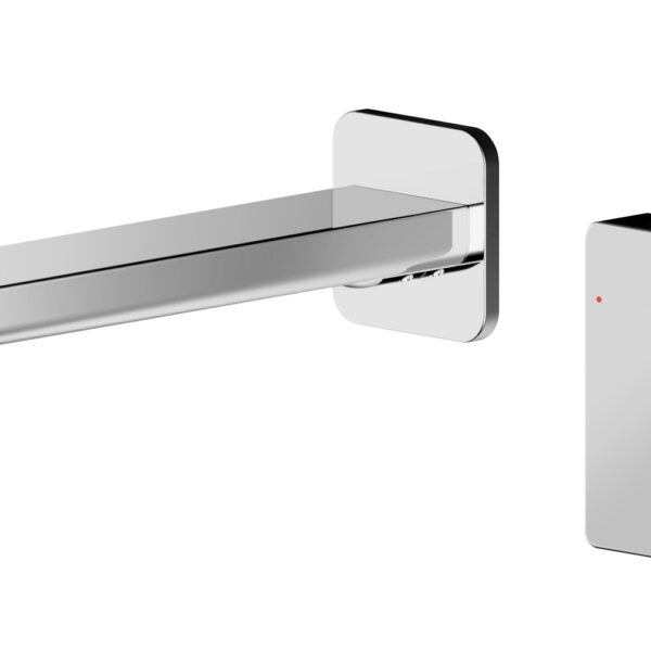Wall Mounted 2 Tap Hole Basin Mixer