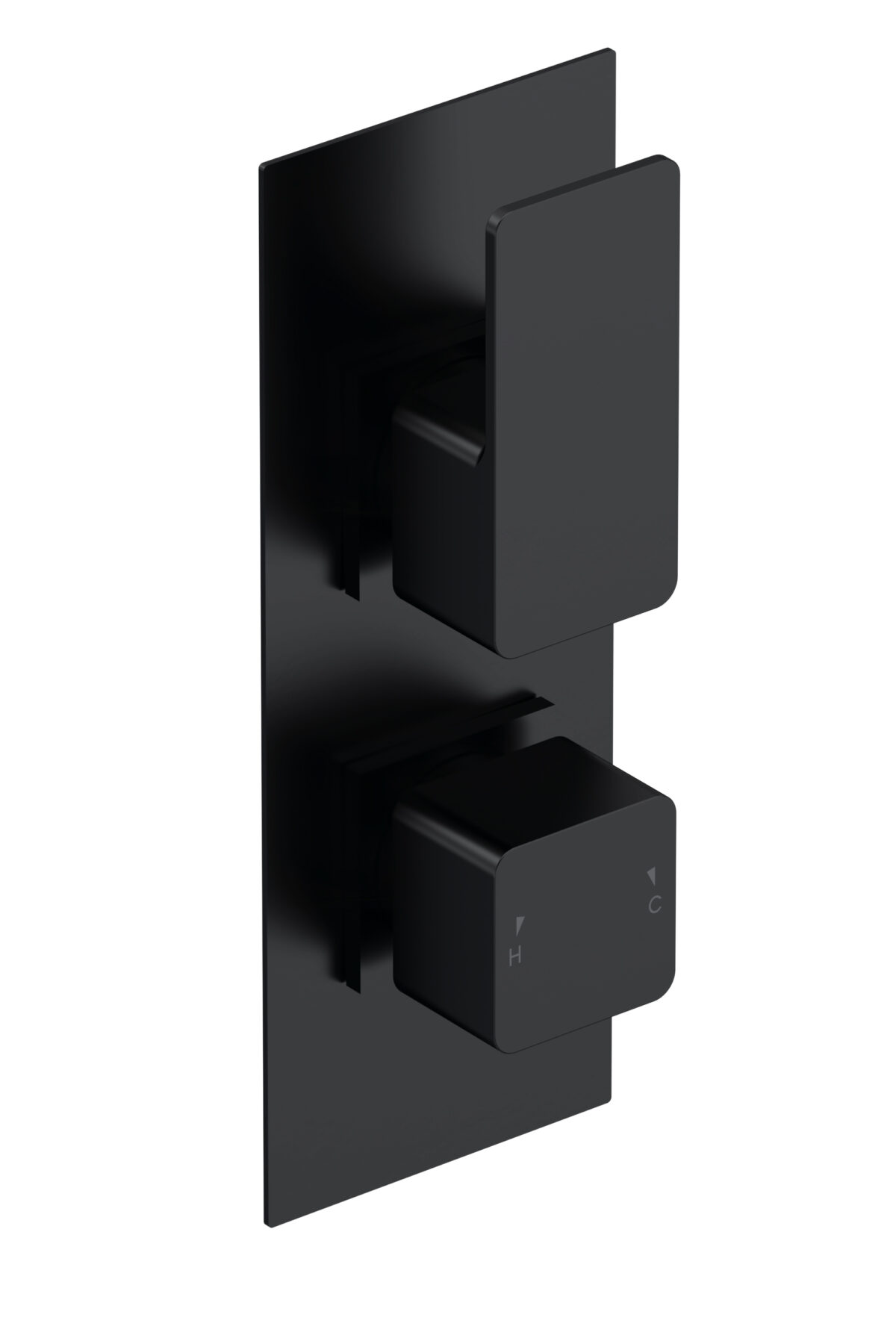 Twin Thermostatic Valve With Diverter - Image 1
