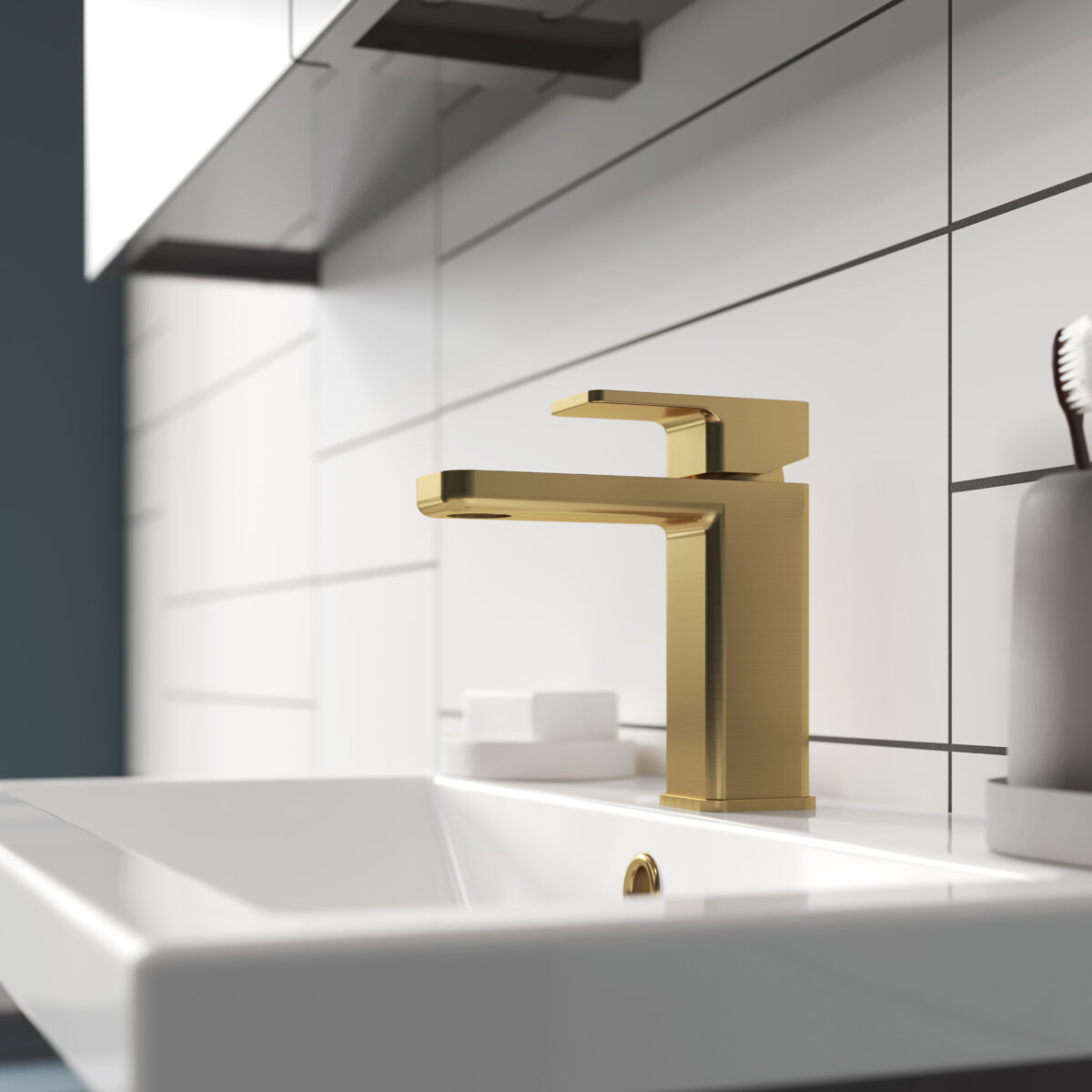 Mono Basin Mixer With Push Button Waste - Image 2