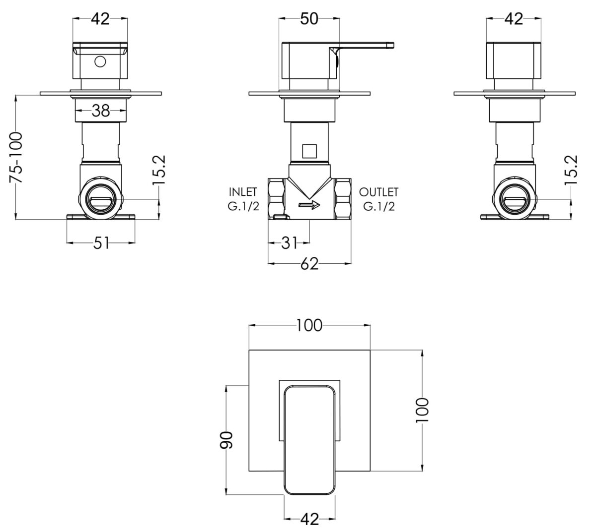 Concealed Stop Tap - Image 3