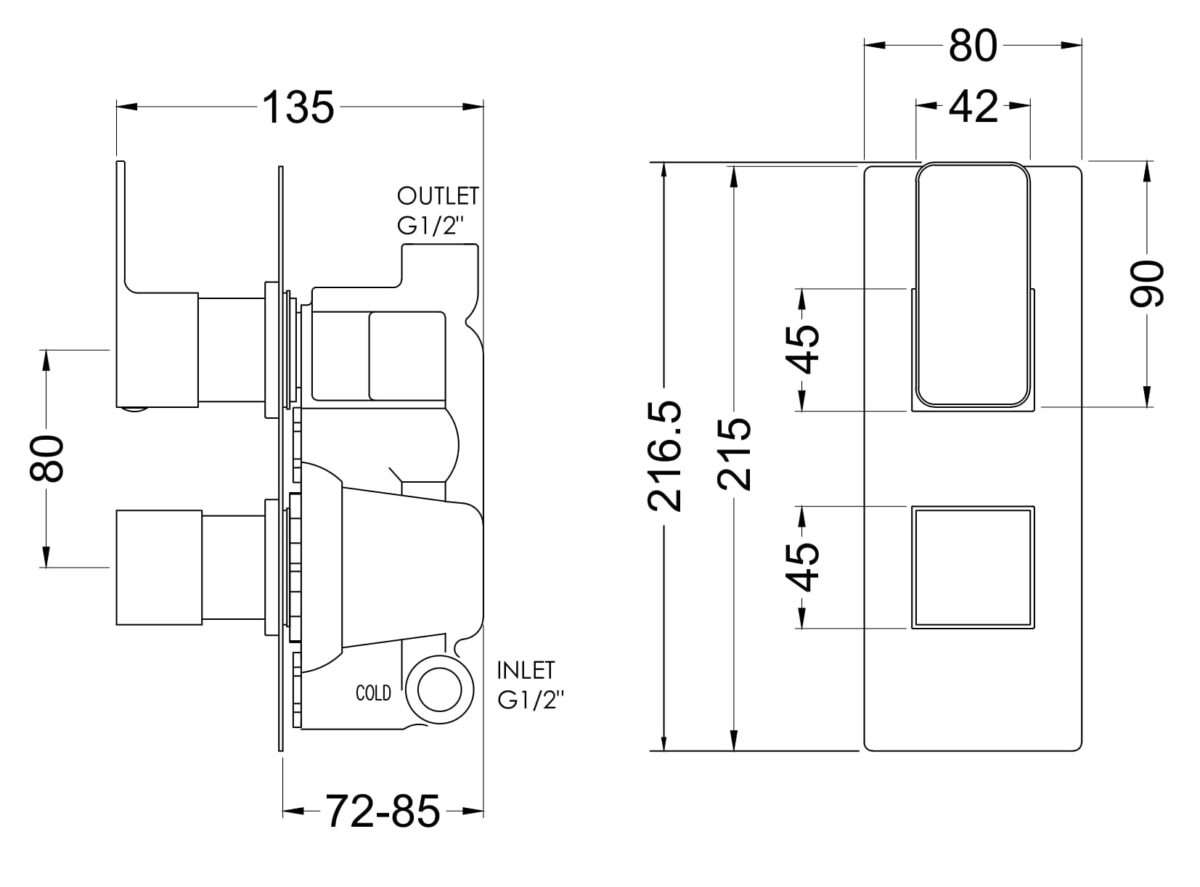 Twin Thermostatic Valve - Image 3
