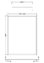 Full Outer Frame Wetroom Screen 1850x1400x8mm - Image 3