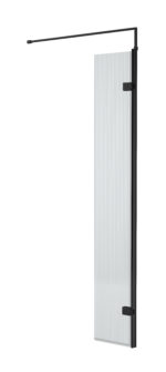 300mm Fluted Hinged Screen with Support Bar