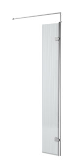 300mm Fluted Hinged Screen with Support Bar