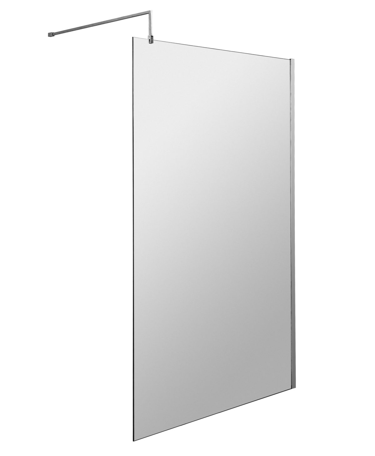1000mm Wetroom Screen & Support Bar - Image 1