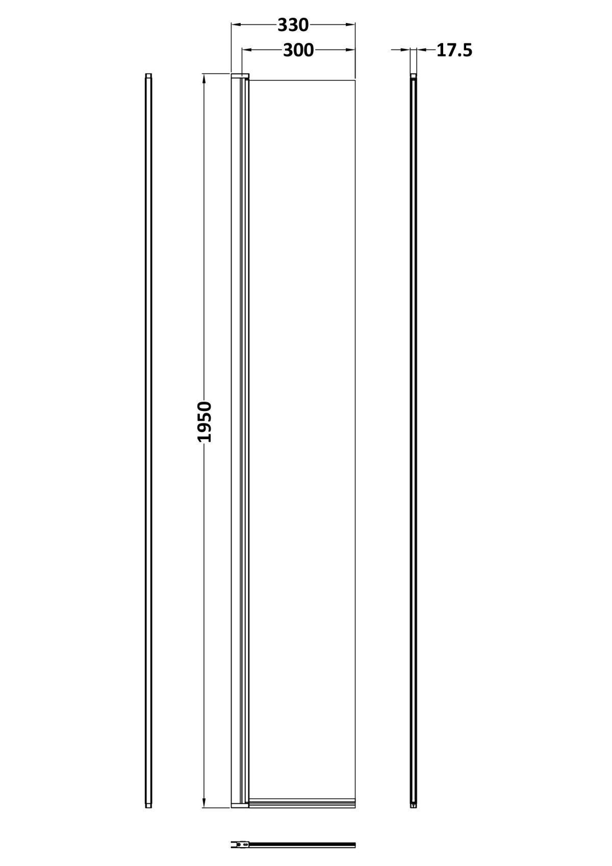 300mm Hinged Flipper Screen - Image 2