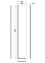 300mm Hinged Flipper Screen - Image 2