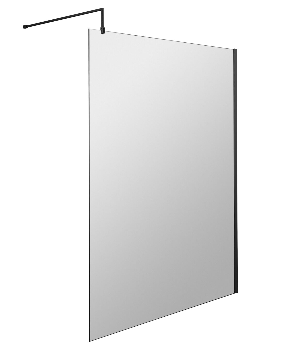 1200mm Wetroom Screen With Support Bar - Image 1