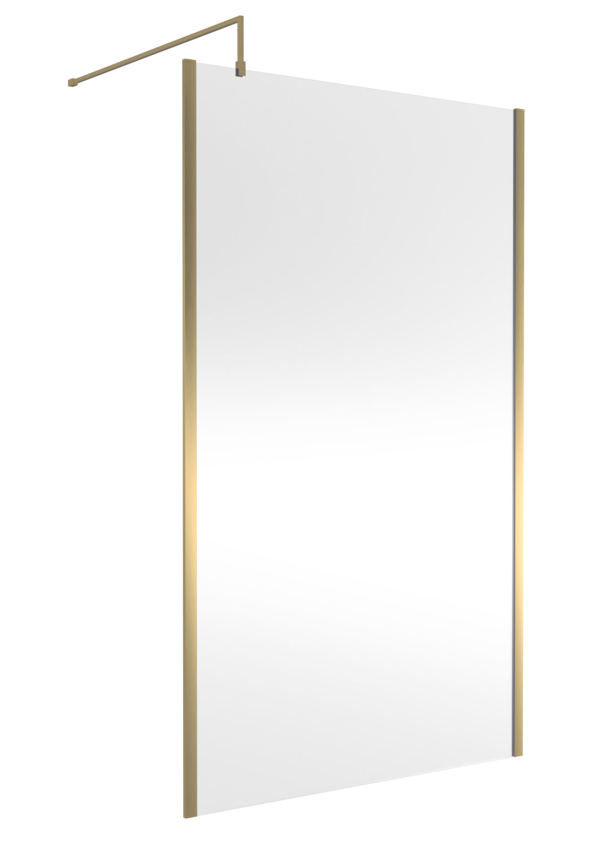 1200mm Outer Framed Wetroom Screen with Support Bar - Image 1