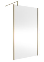 1200mm Outer Framed Wetroom Screen with Support Bar