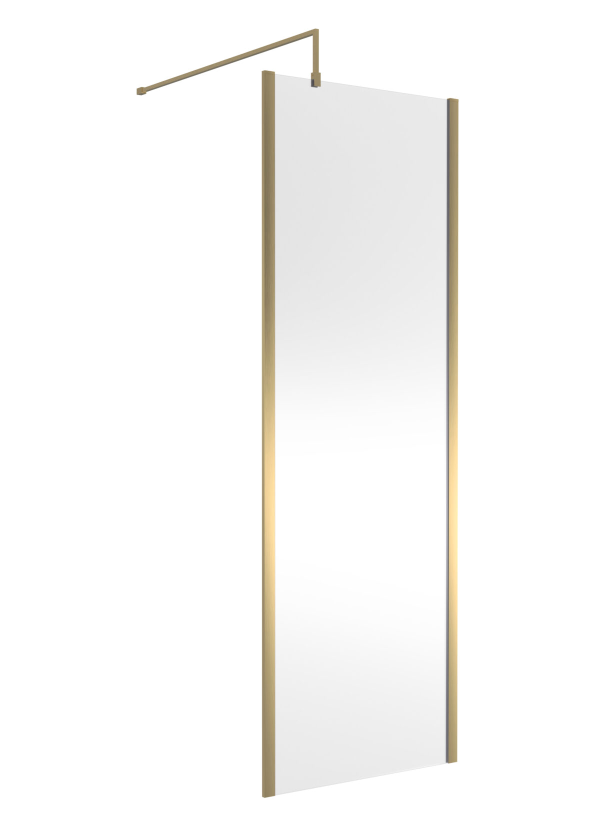 700mm Outer Framed Wetroom Screen with Support Bar - Image 1