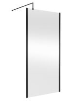1000mm Outer Framed Wetroom Screen with Support Bar