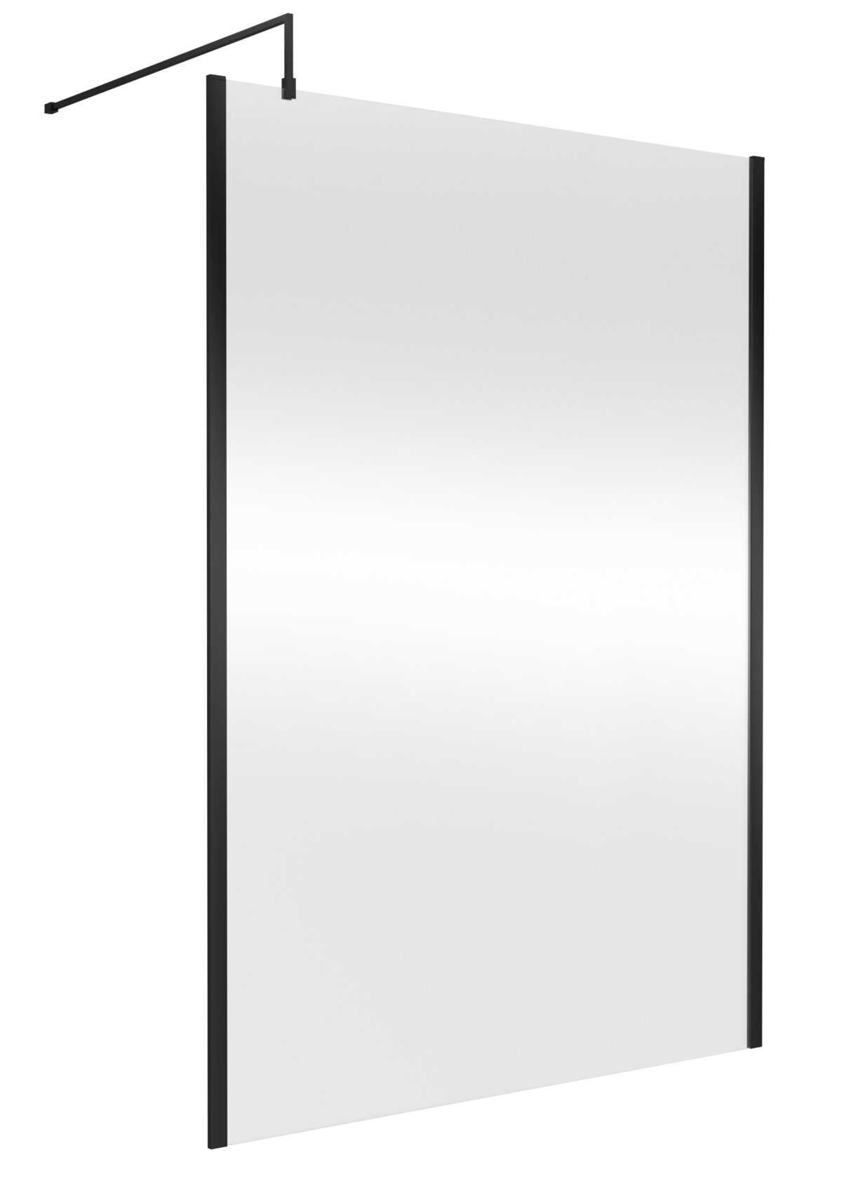 1400mm Outer Framed Wetroom Screen with Support Bar - Image 1