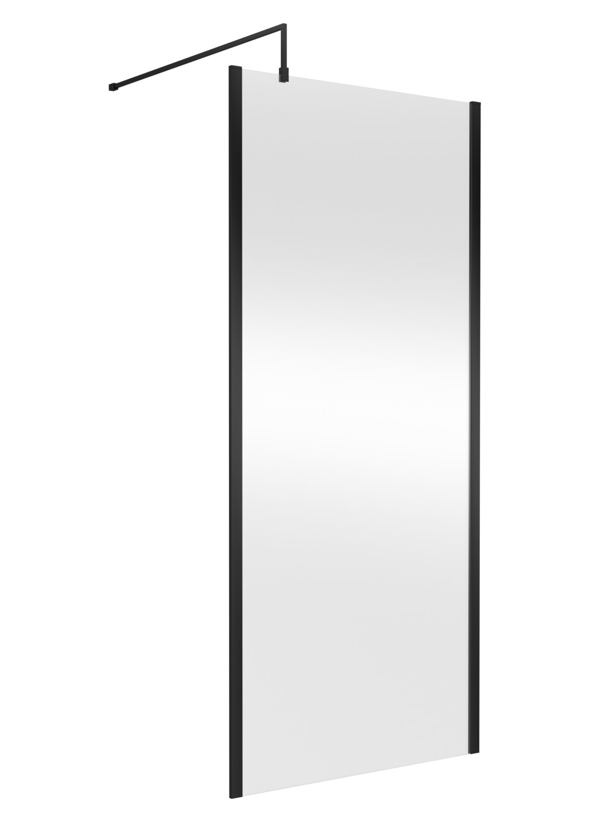 900mm Outer Framed Wetroom Screen with Support Bar - Image 1