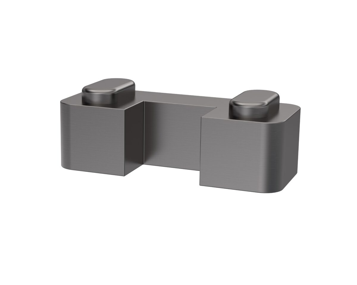 Wetroom Horseshoe Support Foot Gun Metal - Image 1