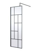 700mm Abstract Frame Wetroom Screen
