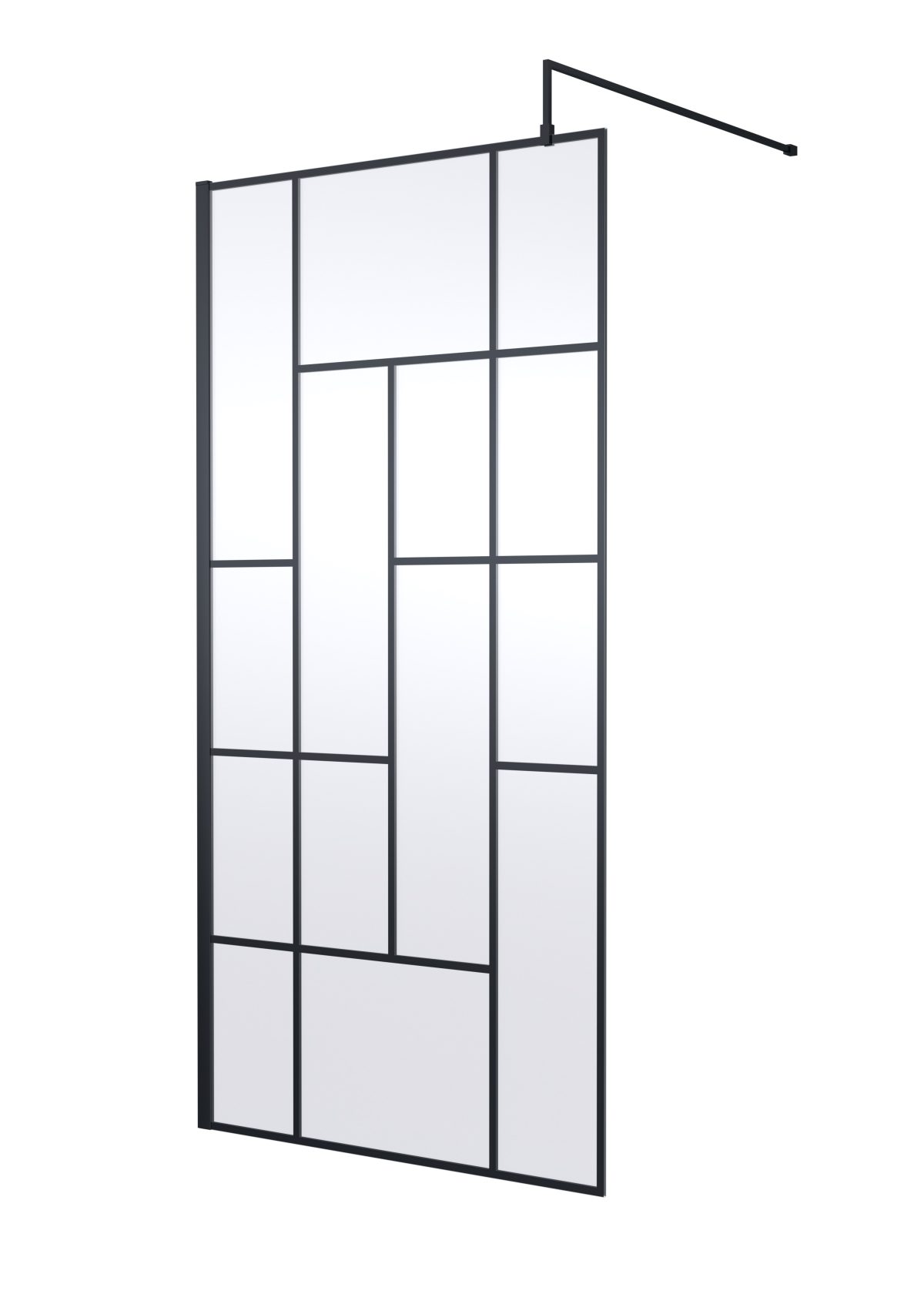 1000mm Abstract Frame Wetroom Screen - Image 1
