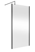 1100mm Outer Framed Wetroom Screen with Support Bar