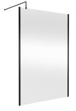 1400mm Outer Framed Wetroom Screen with Support Bar