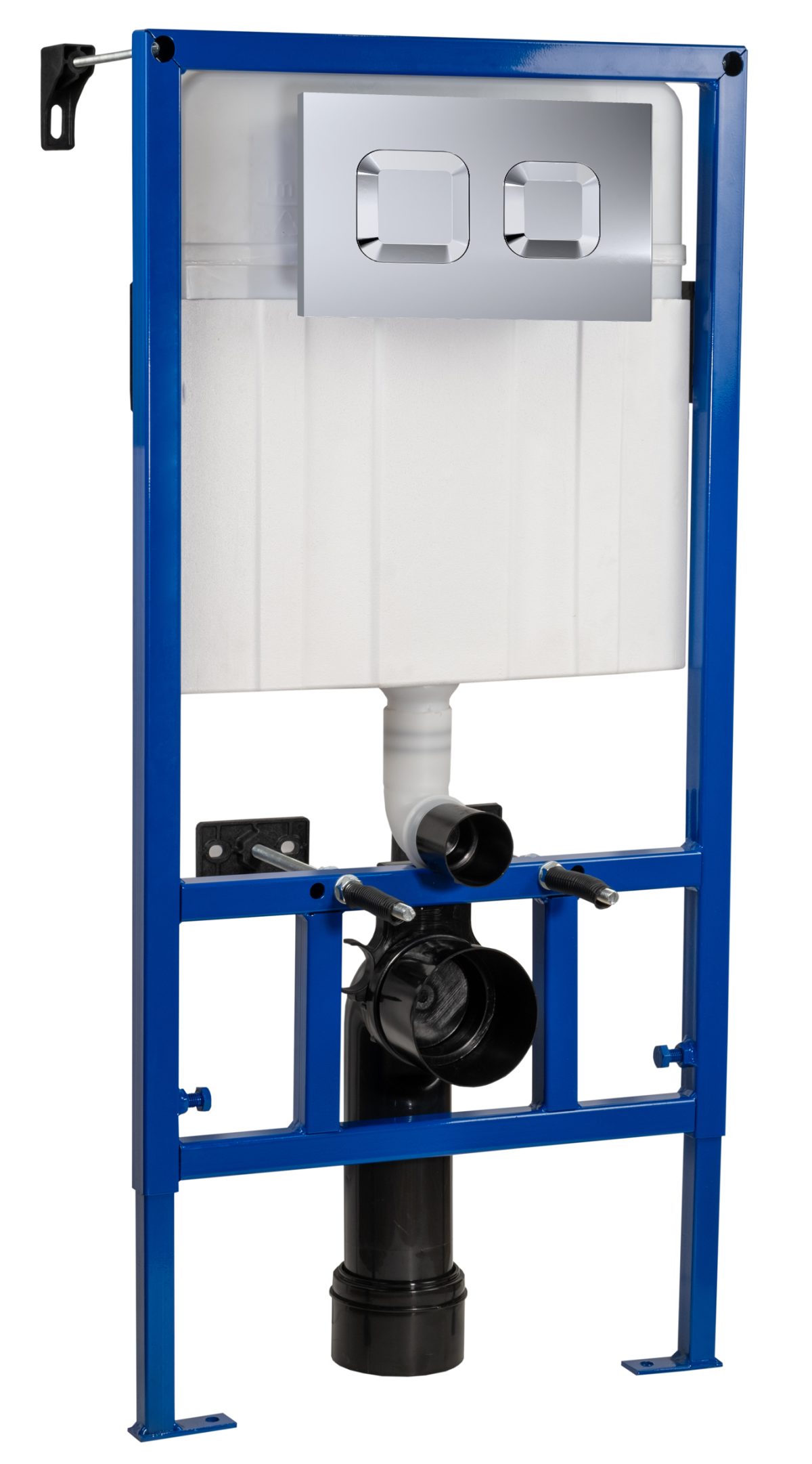 Dual Flush Concealed Cistern Frame with Square Plate - Image 1