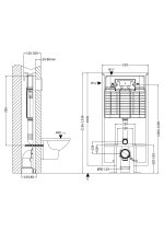 Dual Flush Concealed Cistern With Frame - Image 2