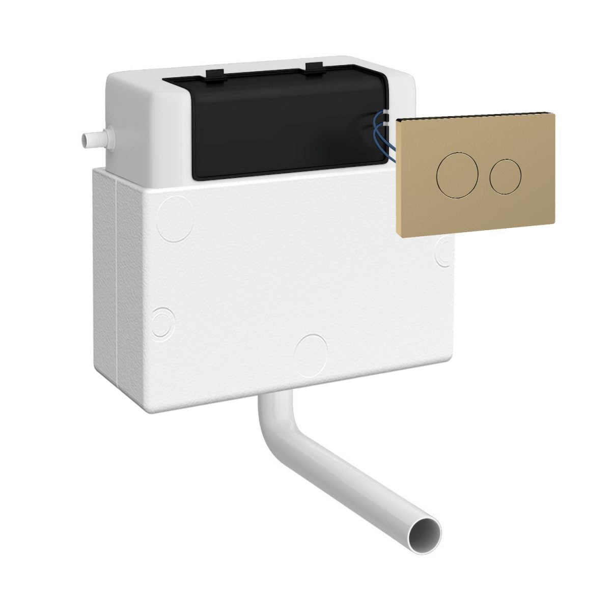 Pneumatic Dual Flush Universal Access Concealed Cistern - Image 1