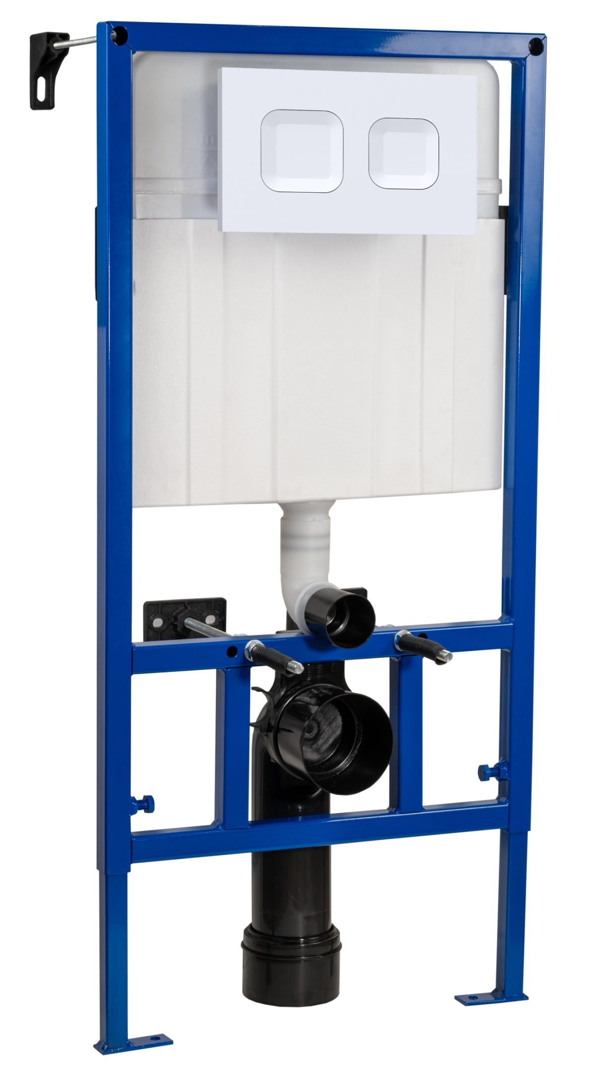 Dual Flush Concealed Cistern Frame with Square Plate - Image 1