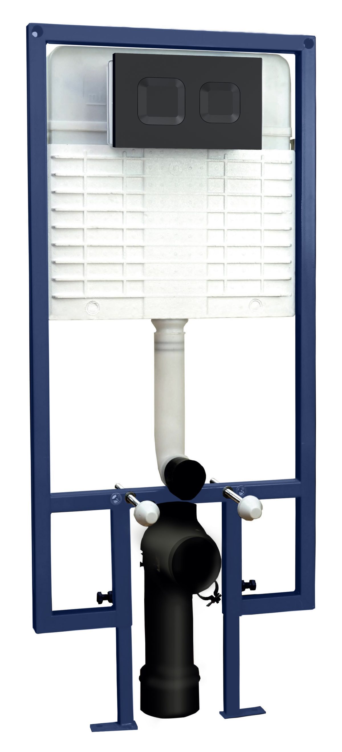 Dual Flush Concealed Cistern Frame Square Plate - Image 1