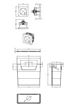 Universal Access Cistern & Brushed Brass Square Flush Plate - Image 2
