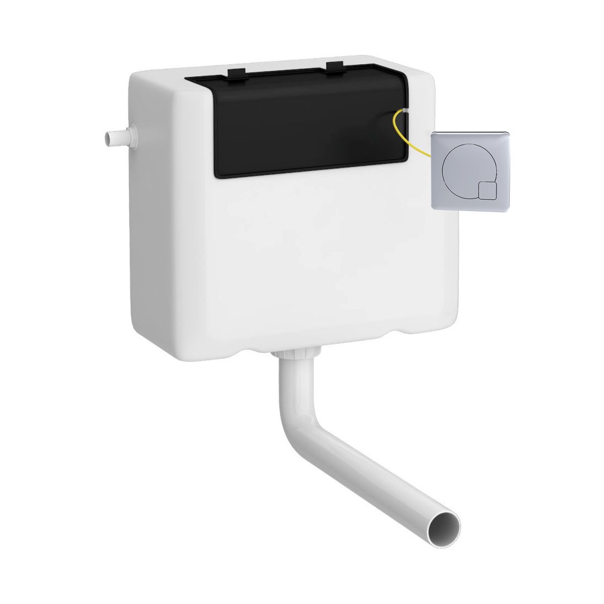 Universal Access Cistern & Chrome Square Flush Plate - Image 1