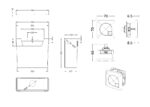 Concealed Cistern & Square Push Button - Image 2