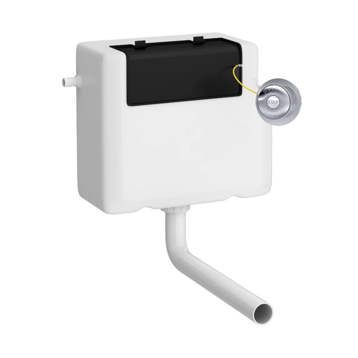 Universal Access Cistern & Chrome Traditional Flush Plate - Image 1