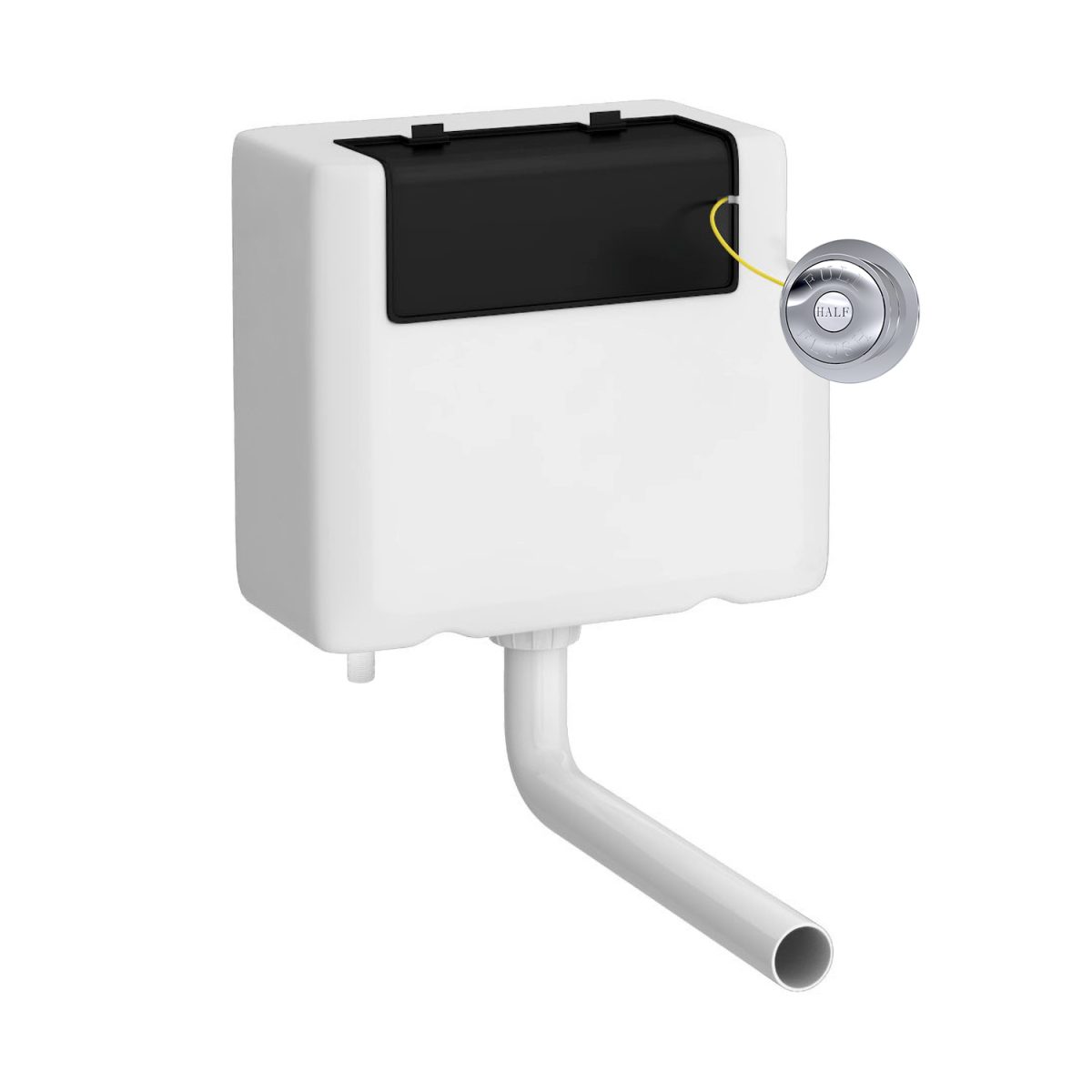 Universal Access Cistern & Chrome Traditional Flush Plate - Image 1