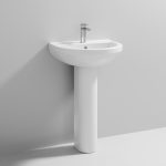 550mm 1TH Basin & Pedestal