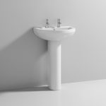 550mm 2TH Basin & Pedestal