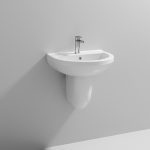 550mm Basin 1TH & Semi Pedestal