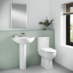 550mm 1TH Basin & Pedestal - Image 2