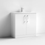 800mm Floor Standing 2 Door Vanity & Basin 4