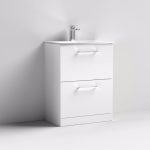 600mm Floor Standing 2 Drawer Vanity & Basin 4