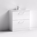 800mm Floor Standing 2 Drawer Vanity & Basin 4
