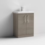 600mm Floor Standing 2 Door Vanity & Basin 1 - Image 9